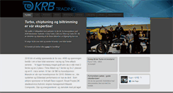 Desktop Screenshot of krbtrading.no